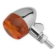 K&S Aluminum Body Marker Lights 47mm Round #1 Chrome Finish Amber (25-8320CM)