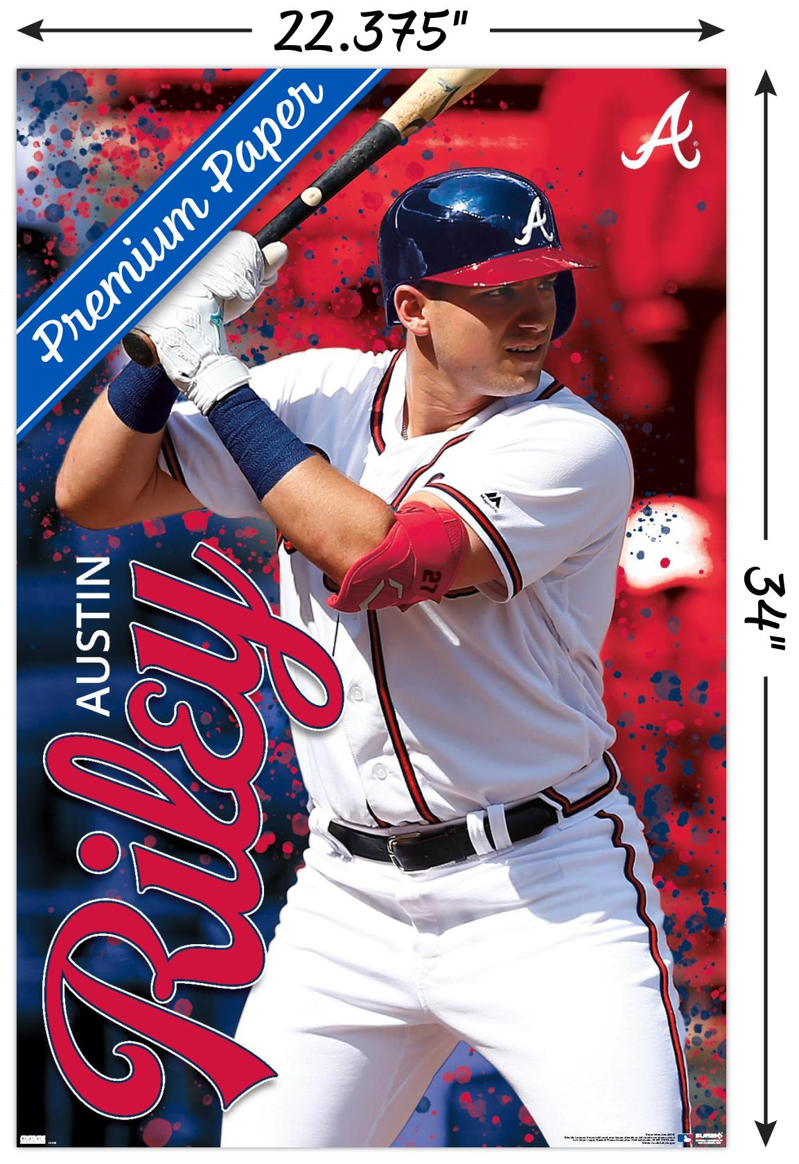 MLB Atlanta Braves - Austin Riley 22 Wall Poster, 22.375" x 34"