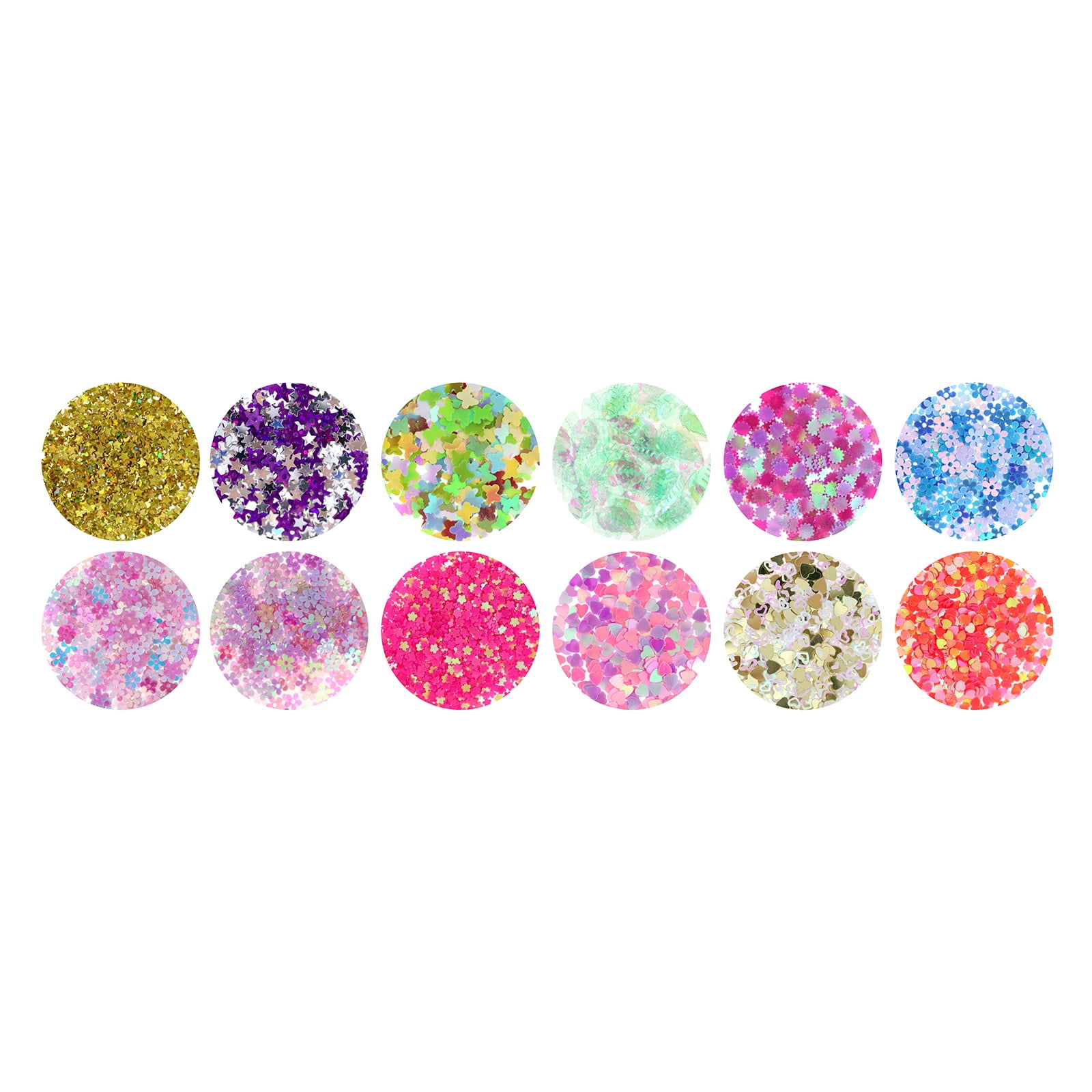 12 Packs: 12 ct. (144 total) Shaped Glitter Pack by Creatology