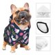 thumbnail image 3 of Fotbe Floral Rabbit Sudadera con Estampado para Perros Pequeños – Suéter con Capucha para Mascotas, Tela Suave de Forro Polar con Bolsillo-Medium, 3 of 7