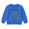 thumbnail image 4 of JIAYUE Boys Crew Neck Sweatshirt Dinosaur Alphabet Graphic Print Long Sleeve Pullover Tops for Travel Soft Wear,11-12 Years, 4 of 4