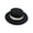 Black, variant on Hats for Women Summer Wide Brim Panama Pork Pie Boater Beach Sun Hat