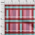 thumbnail image 1 of oneOone Cotton Poplin Twill Medium Pink Fabric Madras Check Sewing Craft Projects Fabric Prints By Yard 56 Inch Wide, 1 of 2
