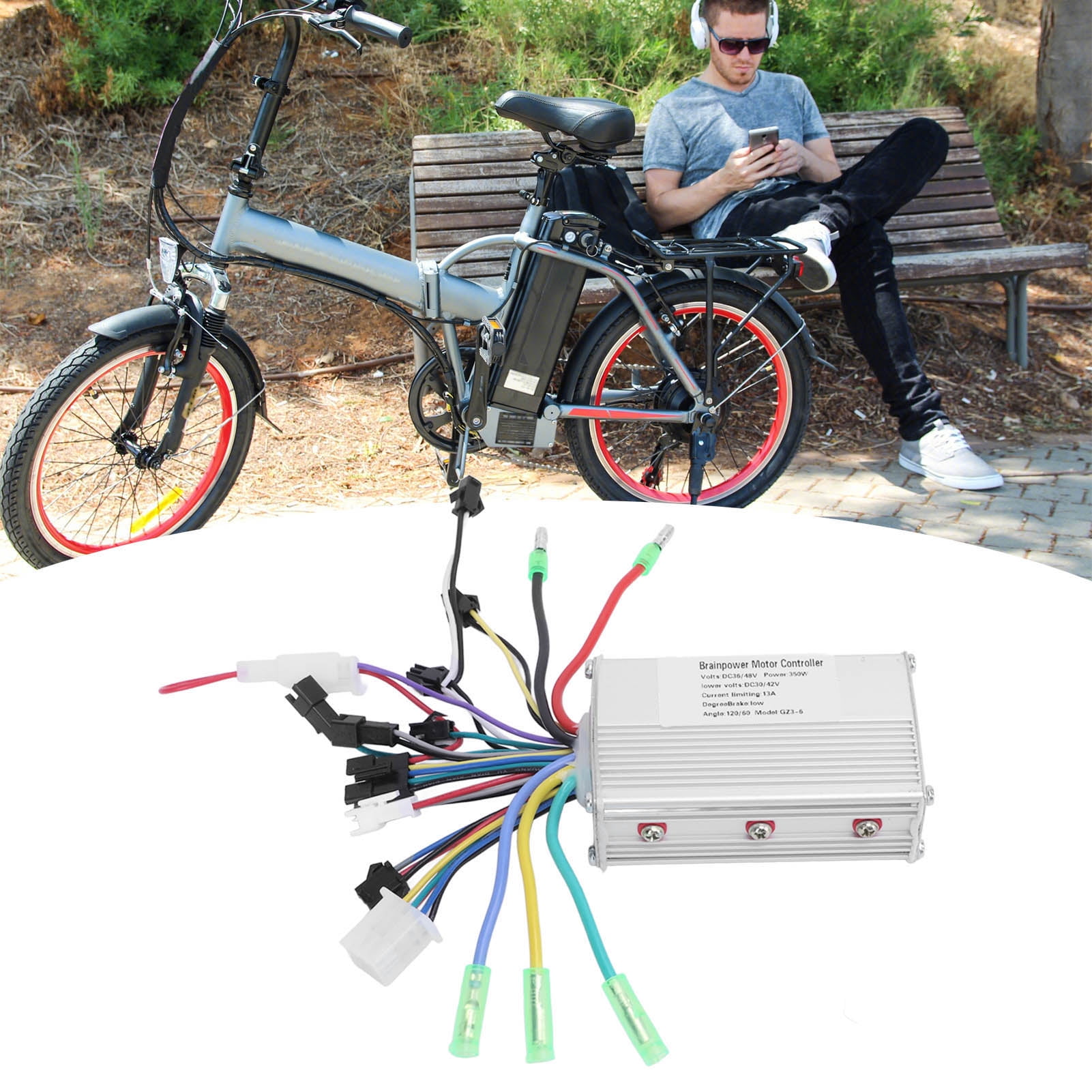 Acheter Kit De Contrôleur Sans Brosse De Panneau D'affichage D'affichage à Cristaux Liquides Pour Le Scooter électrique De Vélo électrique