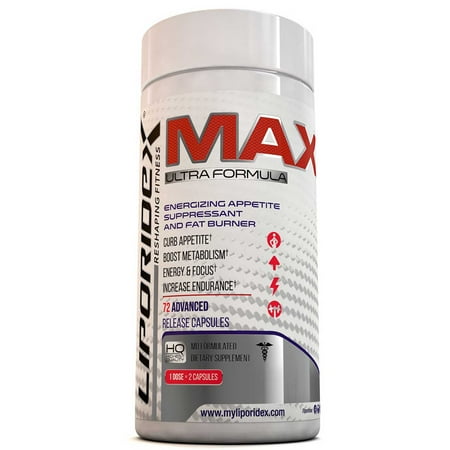 Liporidex MAX ENERGY &amp; FAT BURNER SUPPLÉMENT POUR LA PERTE DE POIDS