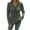 Army Green, variant on ShiShine Womens Long Sleeve Shirts V-Neck Striped Slim Fit Tops Casual Stretch Basic Tee Going Out Top Fall Fashion 2025