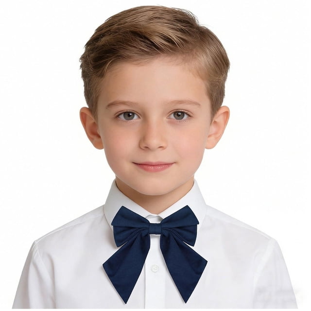 Girls' School Shirts for Girls Polyester Fashion Bow Tie Accessory