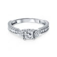 thumbnail image 3 of 1ct Princess Cut Diamond Vintage Engagement Ring 14K White Gold, 3 of 3