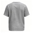 thumbnail image 3 of Zimjoy Mens Cotton Linen T-Shirts Short Sleeve T Shirt Crew Neck Tees Casual Cross Front Basic Tee Tops Light Gray 3XL, 3 of 3