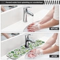 thumbnail image 5 of Coolnut Green Summer Beetles Dragonfly and Butterfly 2PCS Faucet Absorbent Mat Kitchen Faucet Sink Splash Guard Faucet Splash Catcher Water Absorbent Mat Faucet Mat for Kitchen Sink 30x15 Inch, 5 of 7