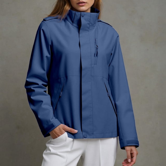 HUITKMM Womens Fall Jackets Unisex Windproof Outdoor Jacket Stylish and Versatile for Couples