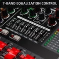 thumbnail image 4 of Mezclador de audio MIZISNR Professional de 8 canales con 99 efectos DSP, 4 of 8