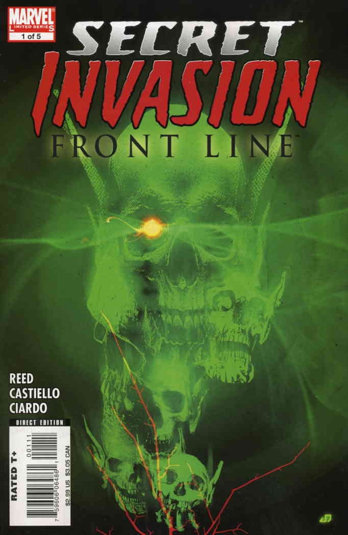 Secret Invasion Poster Book #1 VF ; Marvel Comic Book 