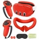 thumbnail image 1 of Silicone Cover Set Compatible with Oculus/Meta Quest 3, VR Accessories Protective Cover Includes Controller Grips, Front Shell Headset Cover and Face Cover (Red), 1 of 5