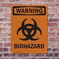 thumbnail image 4 of (2 Pack) Biohazard With Symbol OSHA Warning Sign 12 Inch X 18 Inch Indoor / Outdoor Rust-Free Aluminum Metal Signs for Workplace, Workshop, and Construction Site, Made in the USA, 4 of 8