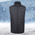 thumbnail image 4 of Chaleco térmico unisex con carga USB, chaleco eléctrico calentado de 11 áreas para invierno, 4 of 9