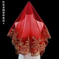 thumbnail image 1 of XmhyTop Voile de Mariée avec Couronne de Phénix et Robe Traditionnelle Chinoise Semi-Transparente Rouge, 1 of 2