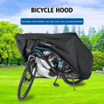 thumbnail image 4 of Bike Cover,Waterproof Outdoor Bicycle Cover with Lock Hole Heavy Duty Anti Rain Dust UV Protective Bicycle Storage for Mountain Road Electric Bike(Color : Black)180×60×90cm, 4 of 6