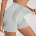 thumbnail image 4 of Women High Waist Workout Yoga Shorts Seamless Nylon Spandex Sports Fitness, 4 of 4