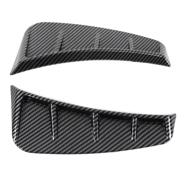 Normalización de ventilacia de aire lateral, cubierta de ventilación de aire lateral estilo de fibra de carbono abs hacia afuera para automóvil