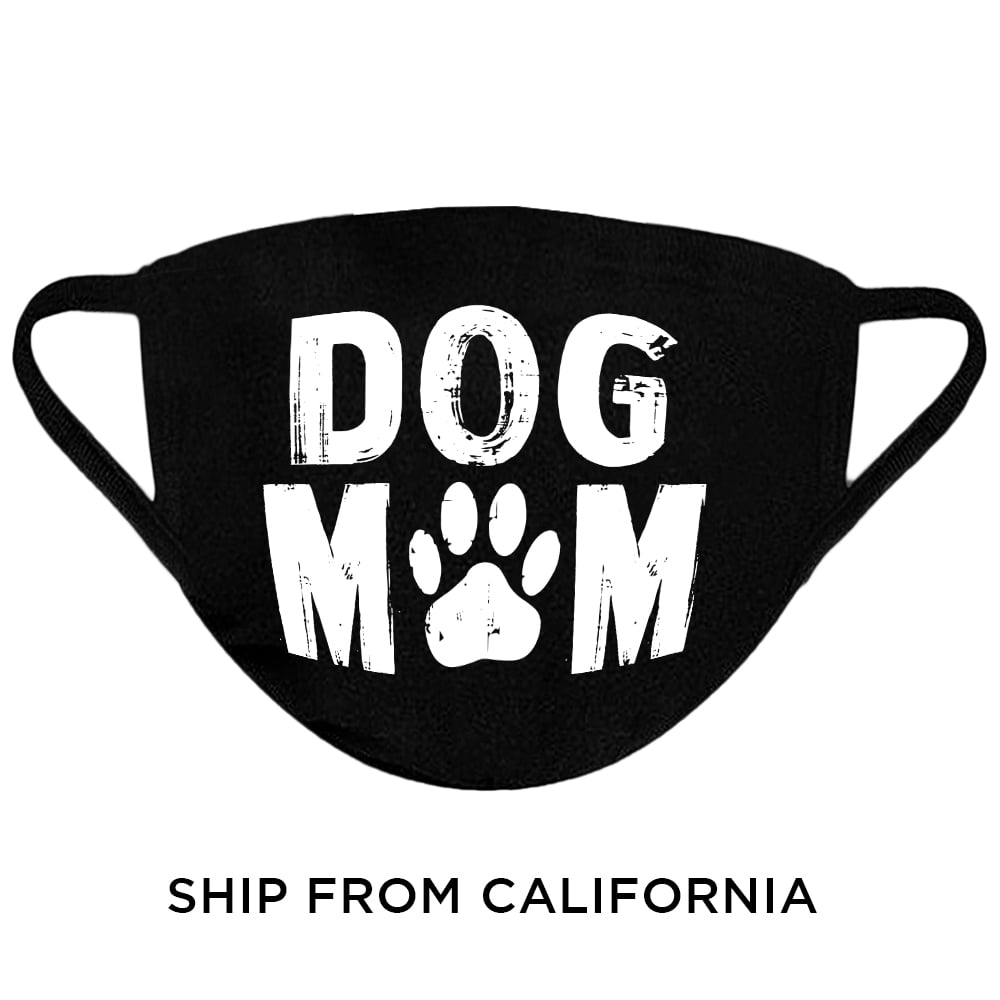 Dog mom face mask dog lovers adult prints washable reusable face mask cloth face mask nose and mouth