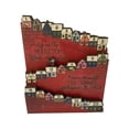 thumbnail image 2 of Calendario de Adviento de Navidad, decoración navideña, cuenta regresiva de madera duradera, adorno de calendario navideño para interiores, regalos de Rojo BLESIY Calendario de adviento, 2 of 8