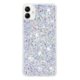 thumbnail image 4 of for Samsung Galaxy A05 Glitter Case, Cute Bling Sparkle Shiny Slim Soft Silicone Reflective Clear TPU Bumper Women Girls Shockproof Protective Phone Case for Samsung Galaxy A05, White, 4 of 5