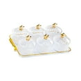 thumbnail image 3 of WeiLaiKeQi Dry Fruit Tray with Lid Decorative Serving Plate for Holiday Wedding Kitchen Clear 6 Girds, 3 of 9