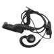 thumbnail image 1 of Golsos de Forma de Forma G, Diseño Ergonómico de 2 piezas auriculares de oídos de compatibilidad con micrófono amplio para la aplicació de la ley, 1 of 7