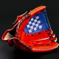thumbnail image 1 of Biplut Baseball Gloves Left Hand, Thickened Infield Pitcher Baseball Gloves, Softball Gloves, Children, Teenagers Adults Training Practice Softball Baseball Gloves (Red Blue,S), 1 of 5