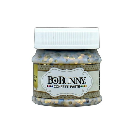 Bo Bunny Double Dot Confetti Paste 1.69oz Gold