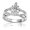 Platinum, variant on Houston Diamond District 0.75-3 Carat LAB GROWN DIAMOND Infinity Twisting Split Shank Pave Set Round Marquise Cut Engagement Ring (D-E Color VS1-VS2 Clarity) Rose Gold 1 Carat Center Size: 9
