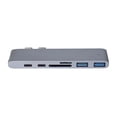thumbnail image 2 of HUB USB 3.0 de 7 puertos para computadora portátil de escritorio 2 , 2 , , SDTF, Puerto OTG Yotijar USB C Hub Splitter, 2 of 4