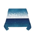thumbnail image 5 of Wukai Christmas Snowflakes Waterproof Tablecloth for Kitchen Dining, Fits Square Tables for 2-4 Seats -60"x60", 5 of 7
