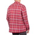 thumbnail image 4 of Visive Men's Sherpa-Lined Flannel Jacket - Button-Up Jacket - Comfortable & Stylish for Everyday Wear - Best for Outdoor Activities & Casual Wear - Sizes Medium to 5XL - Durable & Fashion-Forward, 4 of 7