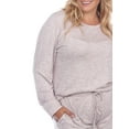 thumbnail image 4 of White Mark Women's Plus Size 2 Piece Lounge Set, 4 of 4