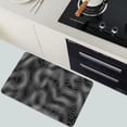 thumbnail image 4 of Diatomaceous Earth Bath Mat,Topographic Soft Wrinkle Free Bathroom Floor Rugs Non-Slip Volume Super Absorbent Fast Drying for Bathroom Kitchen Door mat(Square 50×80cm), 4 of 6