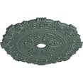 thumbnail image 3 of 33 1/4"OD x 3 5/8"ID x 1"P Scroll Medallion (Fits Canopies up to 3 5/8"), Hand-Painted Cloud Burst, 3 of 6