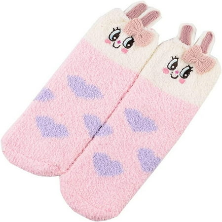 

Women s Plush Thickened Thermal Socks Coral Velvet Socks Cartoon Animal Floor Socks fuzzy socks for women socks for women fuzzy fluffy socks