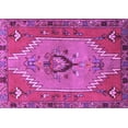 thumbnail image 1 of Ahgly Company Indoor Rectangle Persian Purple Traditional Area Rugs, 2' x 5', 1 of 4