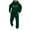 Army Green, variant on VBTAPA Men's 2 Piece Outfits Heart Print Hoodies and Sweatpants Jogging Sweatsuit Sets Trendy Casual Sports Suits with Pockets Purple XXXL