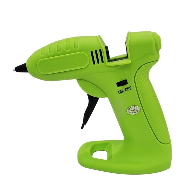 Cordless Hot Melt Glue Gun With 30 PCS Glue Sticks Rechargeable Li-ion Battery Copper Nozzle Home DIY Repair Tool 3.7V Lithium Battery ,Fast Preheating