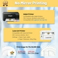 TransOurDream Transfer Paper for Dark T-Shirts, Laser &amp; Inkjet ...