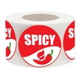 thumbnail image 1 of Pegatinas Remarkable Spicy, 1,5 cm, advertencia alimentaria para supermercado, 500 unidades, 1 of 2