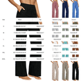 thumbnail image 4 of JJHGVB Linen Pants for Women Flowy Palazzo Pants for Women Side Snap Button Sweatpants Loose Yoga Trousers Pants Straight Leg Trousers Resort Wear for Women 2026 Elastic Waist Mint Green 2XL, 4 of 8