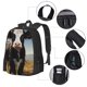 thumbnail image 2 of Disketp Cute Prairie Cow Mochila Minimalista de Gran Capacidad, Mochila de Viaje para Escuela, Trabajo o Uso Diario, 2 of 6