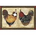 thumbnail image 1 of Tile Mural Kitchen Backsplash - Roosters de Paris I - by Jennifer Garant, 1 of 1