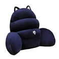 thumbnail image 1 of Jifeng Back Rest Cushion Soft Waist Support Pillow, Plush Reading Pillow, Navy, 1 Count, 1 of 9