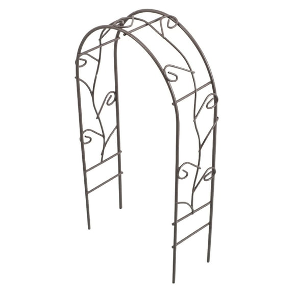 MUSEYA Arch Toy for Crafts Mini Wedding Arch Black 1Pack Elegant Design for Garden Enthusiasts