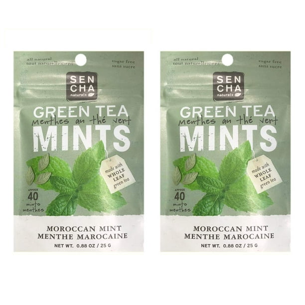 Sencha Naturals Moroccan Mint Green Tea Mini Bag 0.88oz (6 Pack ...